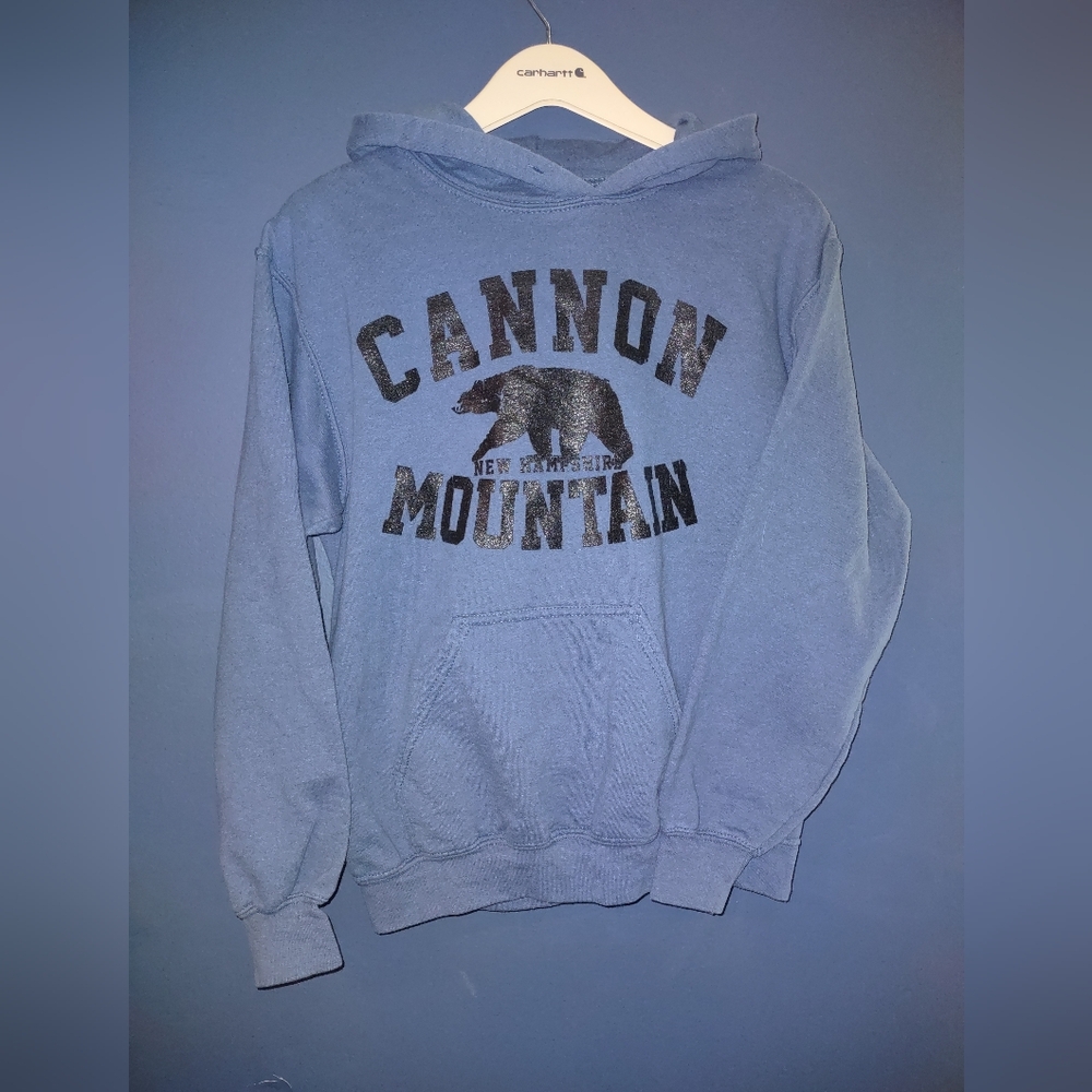 Canon Mountain Blue Hoodie Unisex